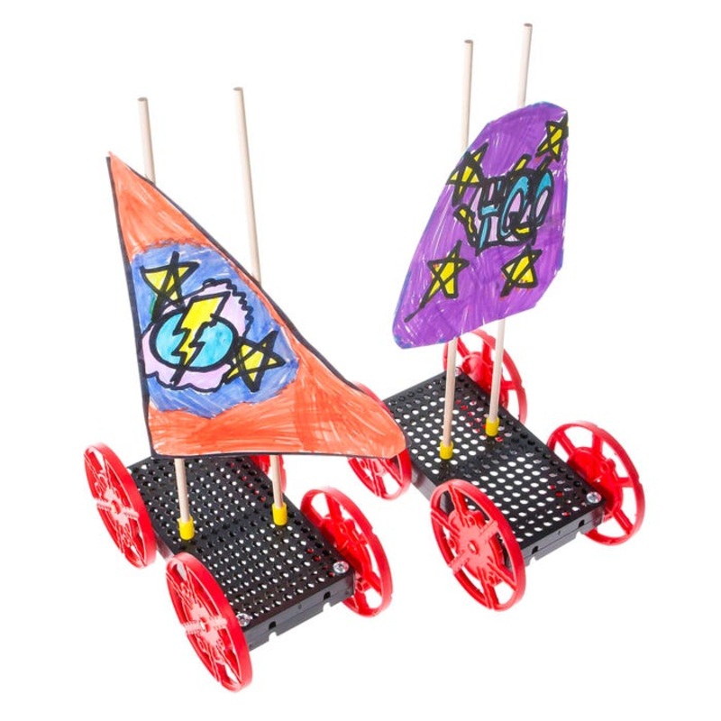 TeacherGeek Sail Car, Pack of 10