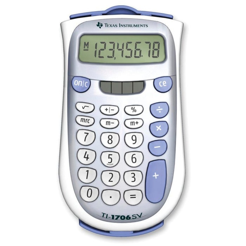 Texas Instruments TI-1706 SuperView 8-Digit Calculator
