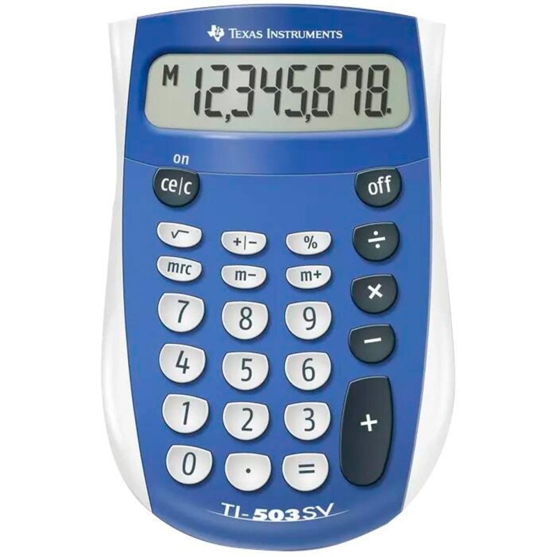 Texas Instruments TI-503 SuperView Handheld Calculator, Blue
