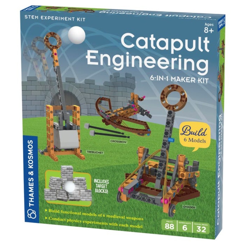 Thames And Kosmos Catapult Engineering: 6-in-1 Maker Kit