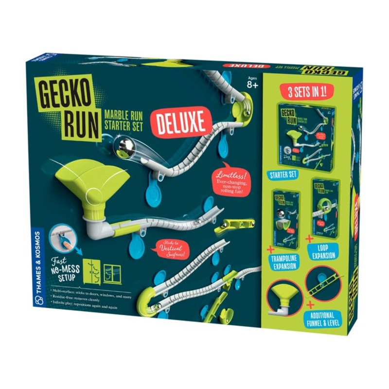 Thames And Kosmos Gecko Run: Marble Run Deluxe Starter Set