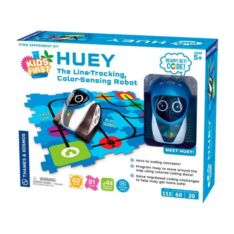 Thames & Kosmos Kids First Huey: The Line-Tracking, Color-Sensing Robot