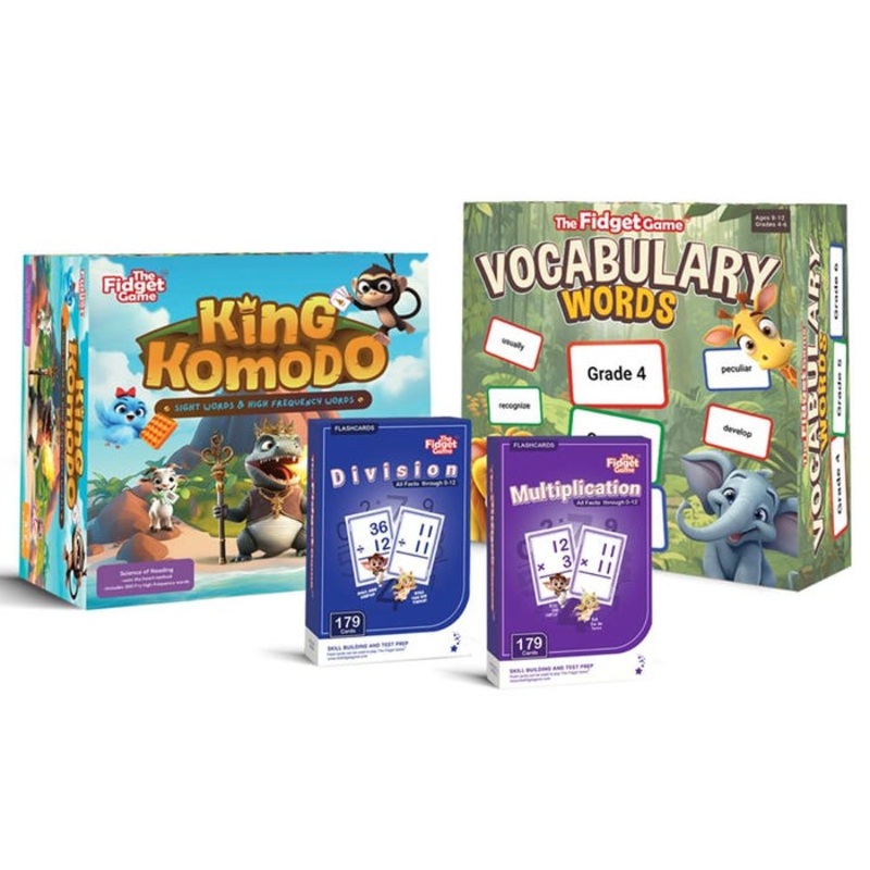 The Fidget Game Grade 3 to 5 Shark Tank Bundle