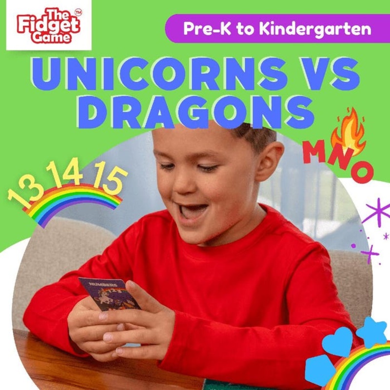 The Fidget Game Unicorns vs. Dragons