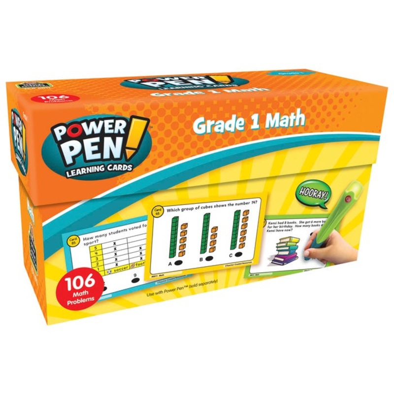 Power Pen Learning Cards, Math, Grade 1