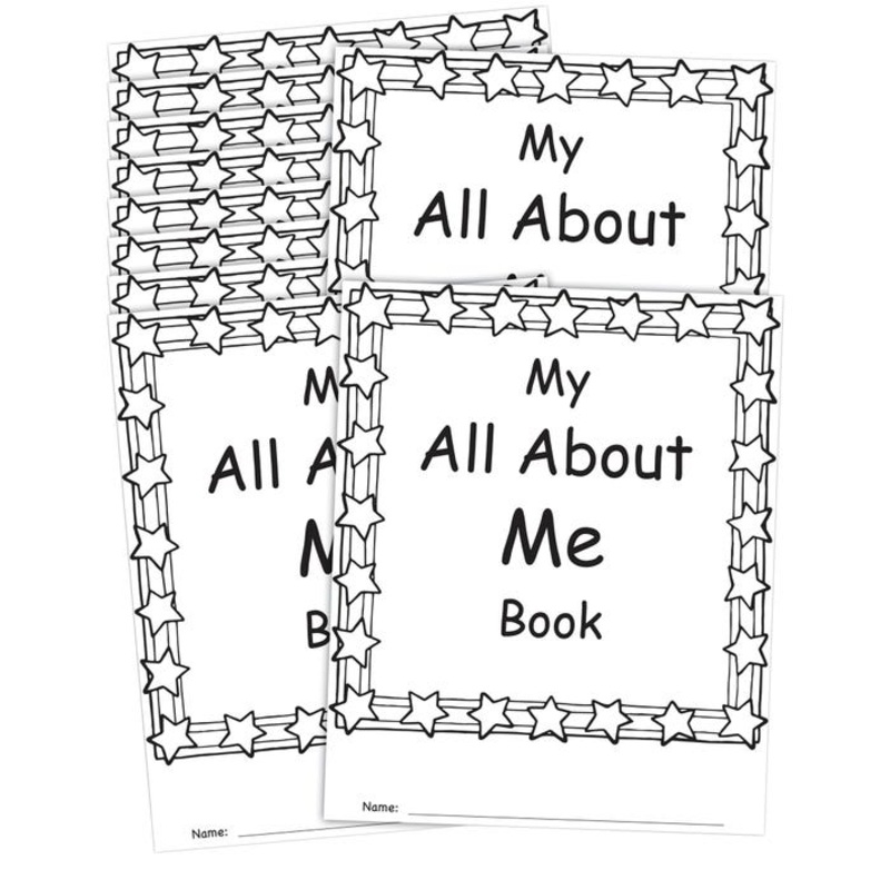 Teacher Created Resource My Own Books: My All About Me Book, Pack of 10