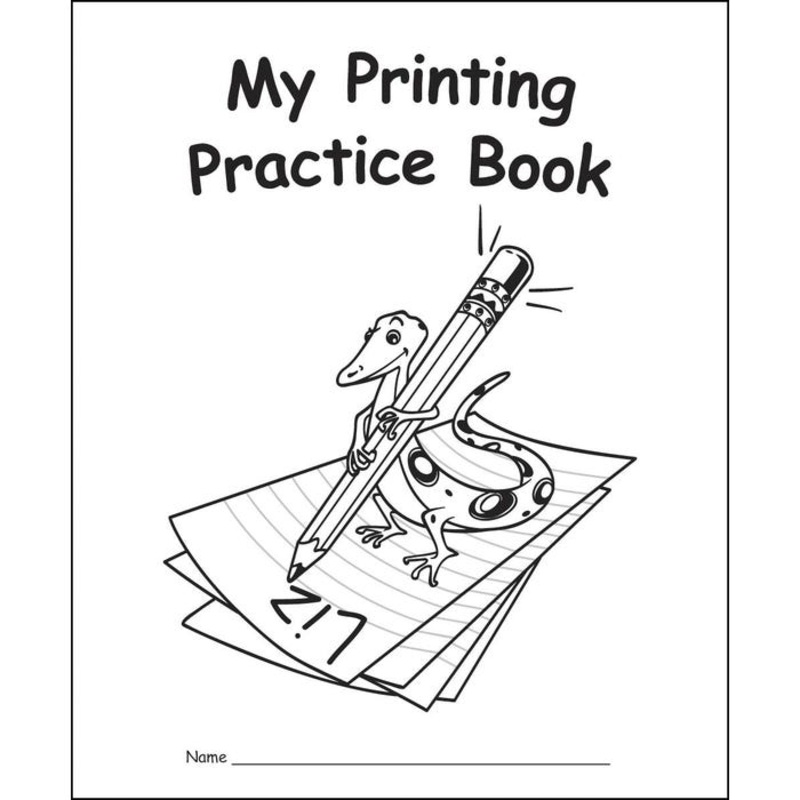 Teacher Created Resource My Own Books: My Printing Practice Book, Pack of 10