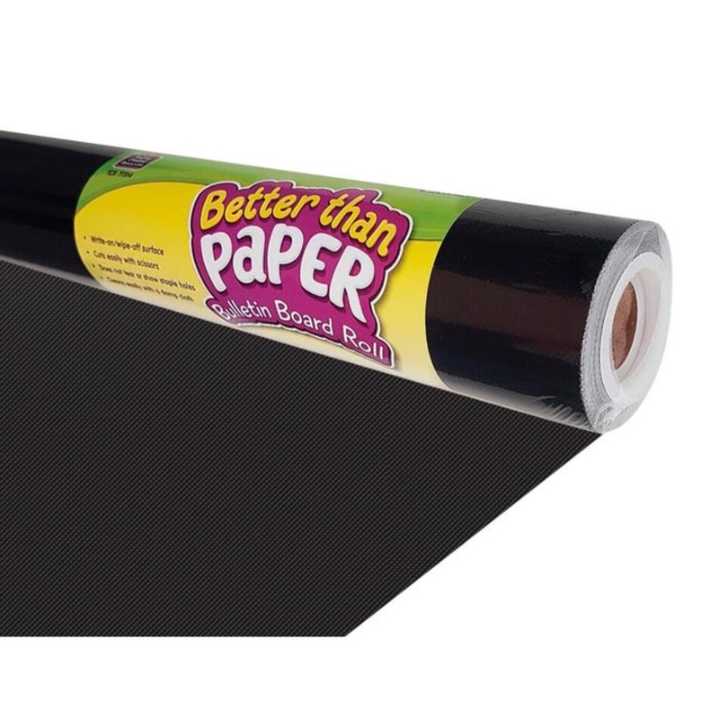 Teacher Created Resources Better Than Paper Bulletin Board Roll, Black