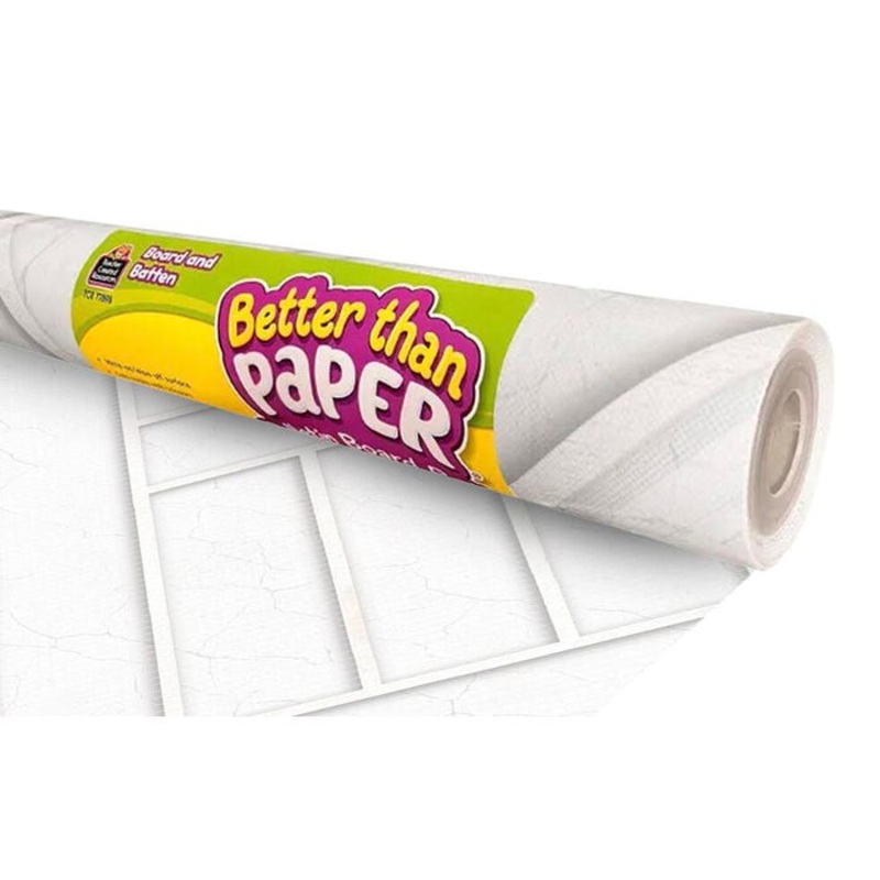Teacher Created Resources Better Than Paper Bulletin Board Roll, Board And Batten