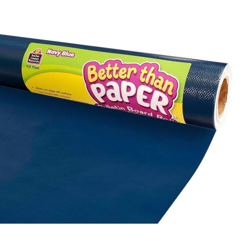 Teacher Created Resources Better Than Paper Bulletin Board Roll, Navy