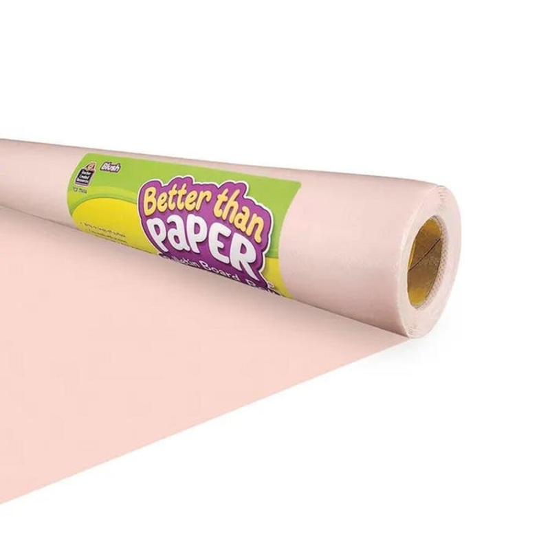 Teacher Created Resources Blush Better Than Paper Bulletin Board Roll