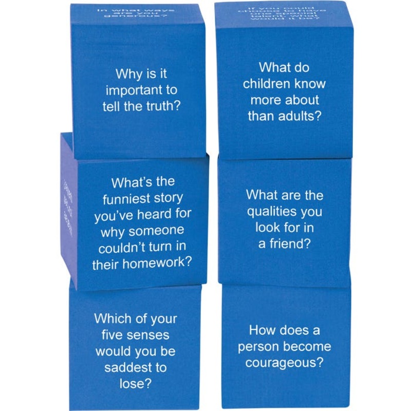 Teacher Created Resources Foam Life Question Cubes