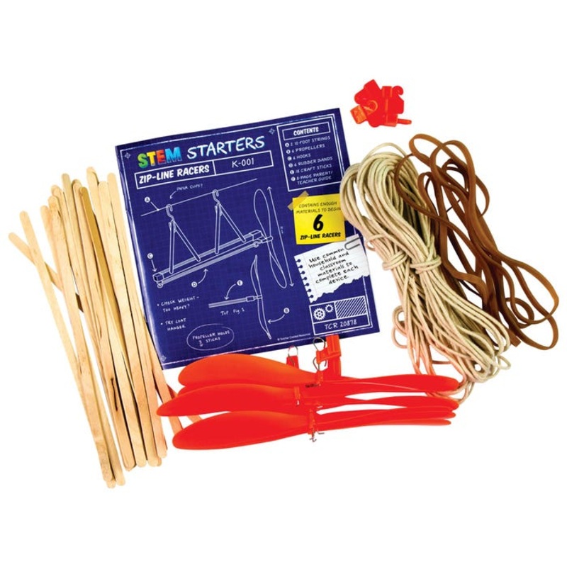 Teacher Created Resources STEM Starters, Zip-Line Racers Basic Starter Kit
