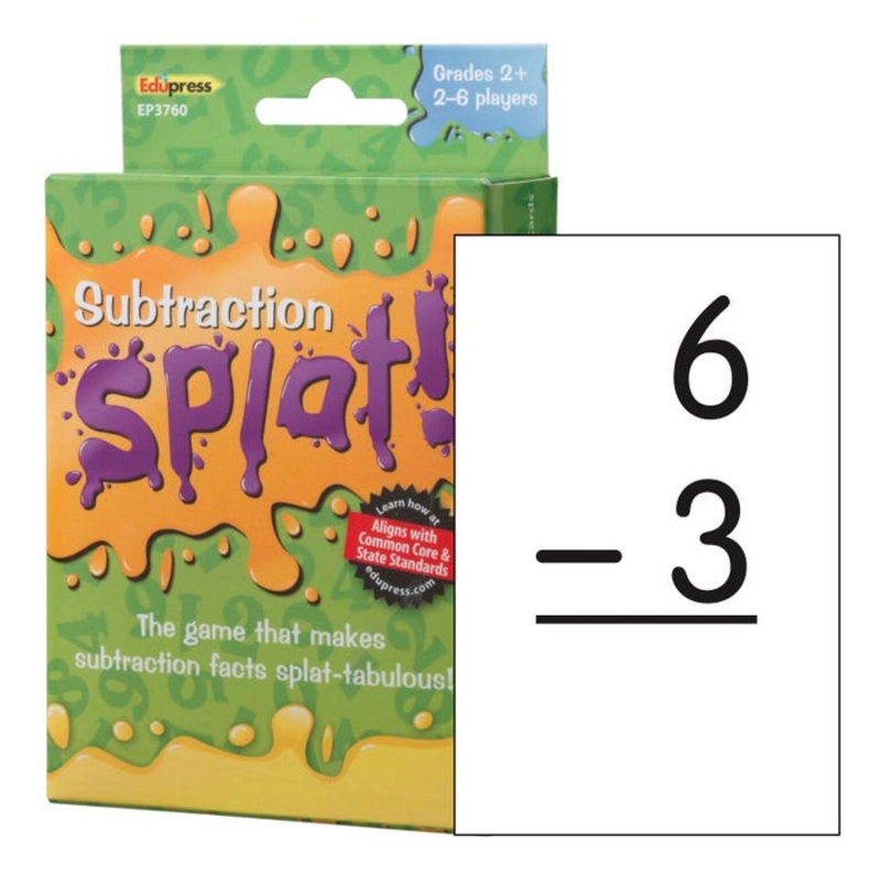 Teacher Created Resources Subtraction Splat! Math Game