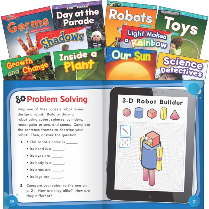 Teacher Created Materials Exploring STEM, Grade 1, Set of 10