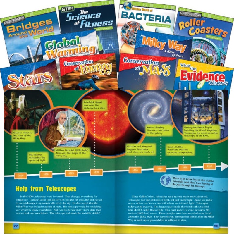 Teacher Created Materials Exploring STEM, Grade 5, Set of 10