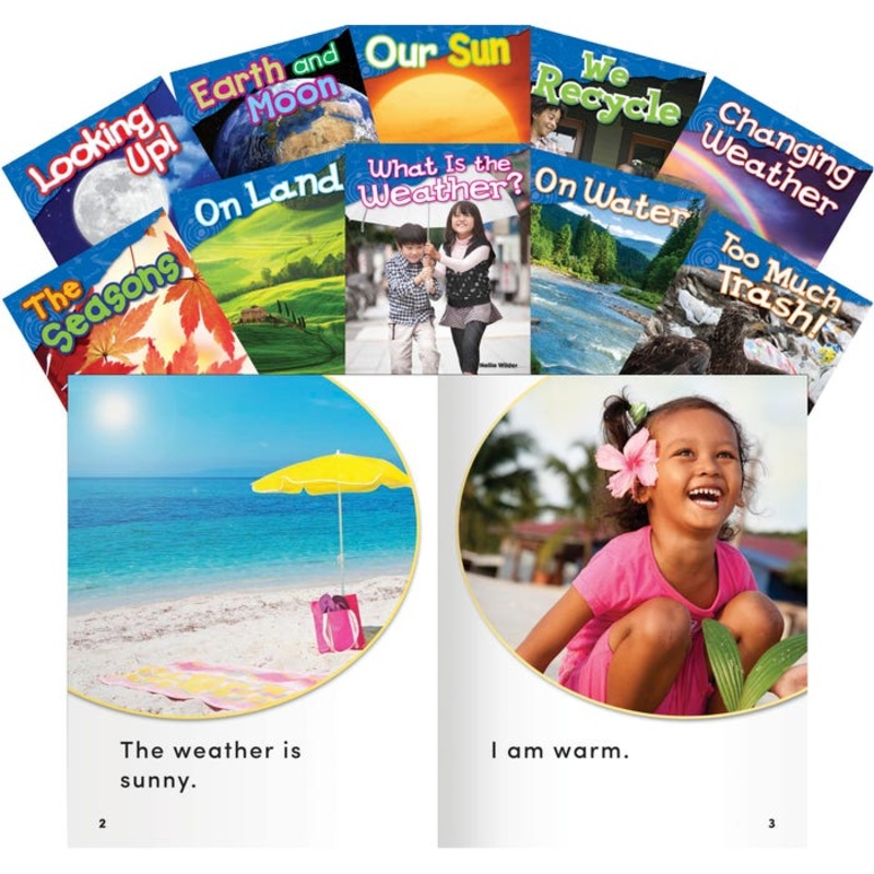 Teacher Created Materials Let's Explore Earth & Space Science Grades K to 1, Set of 10