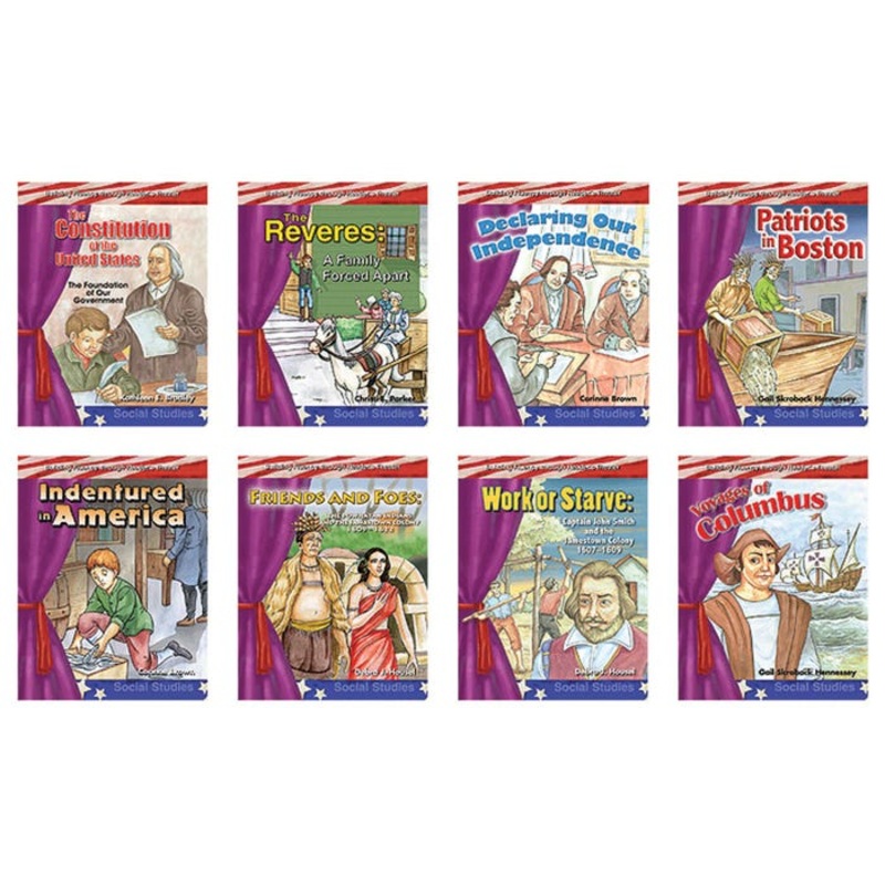 Teacher Created Materials Reader's Theater: Early America Set, Grades 4 to 6, Set of 8