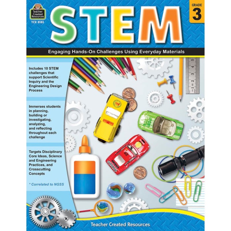 Teacher Created Materials STEM: Engaging Hands-On Challenges Using Everyday Materials, Grade 3