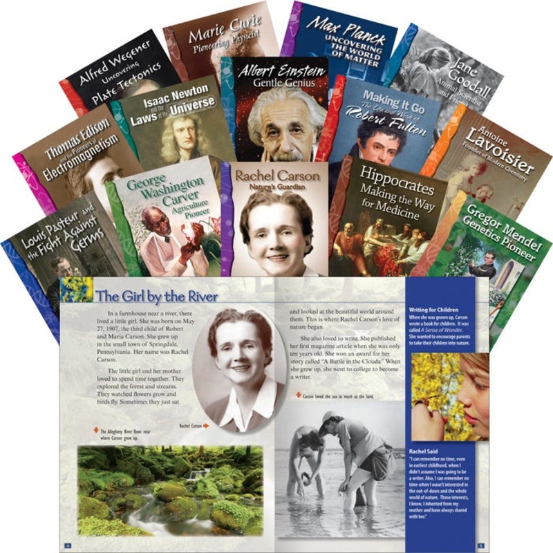 Teacher Created Materials The World of Scientists, Books, Set of 14