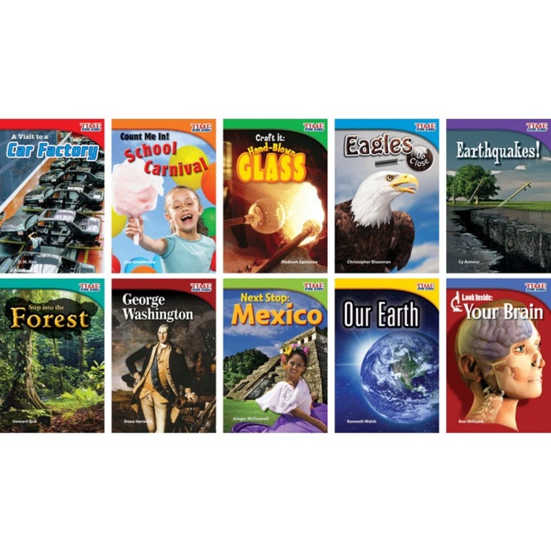 Teacher Created Materials TIME FOR KIDS Informational Text Readers Set 1, Grade 2, Set of 10