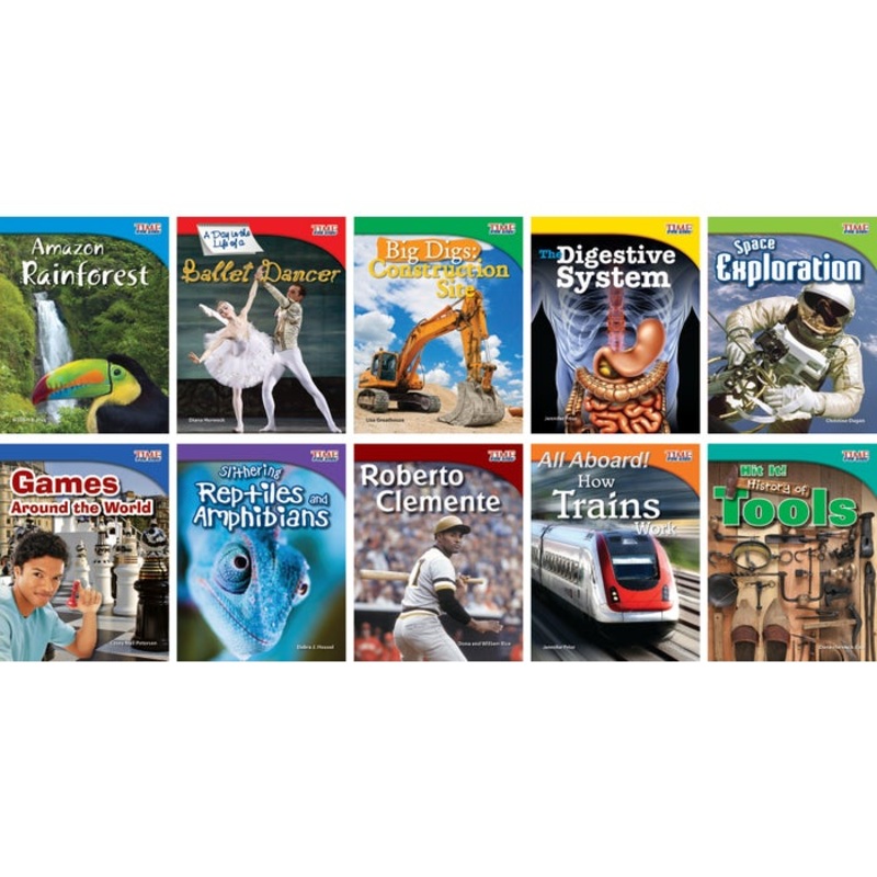 Teacher Created Materials TIME FOR KIDS Informational Text Readers Set 2, Grade 3, Set of 10
