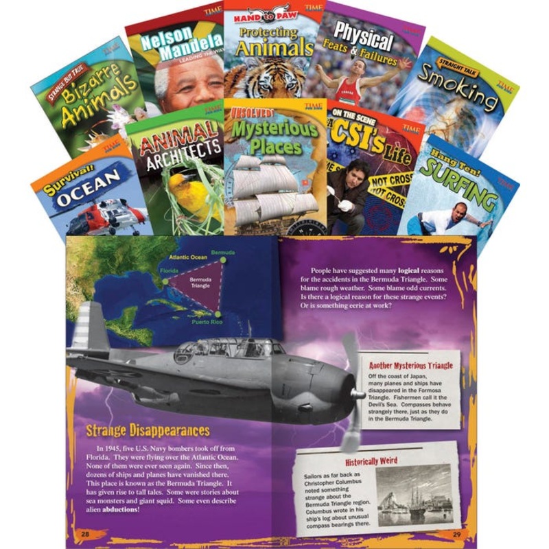 Teacher Created Materials TIME FOR KIDS Informational Text Readers Set 2, Grade 4, Set of 10