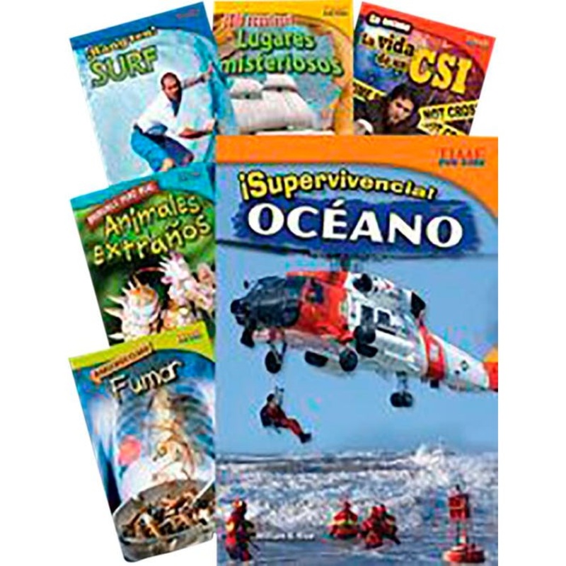 Teacher Created Materials TIME FOR KIDS Informational Text Readers Set 2, Grade 4, Set of 10, Spanish