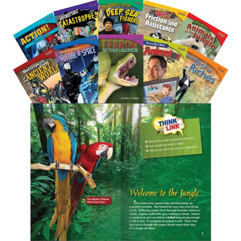 Teacher Created Materials TIME FOR KIDS Informational Text Readers Set 3, Grade 5, Set of 10