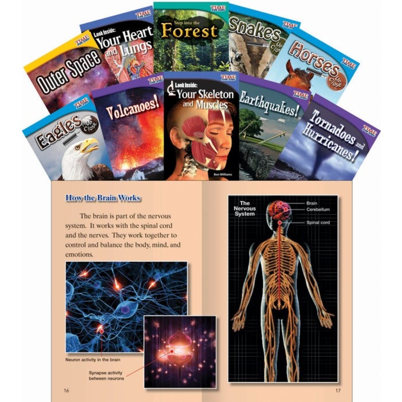 Teacher Created Materials TIME FOR KIDS Science Guided Reading, Grade 2, Set of 15