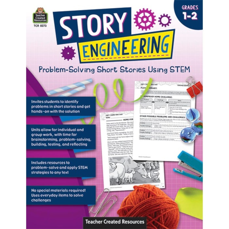 Teacher Created Resource Workbook Story Engineering, Grades 1 to 2