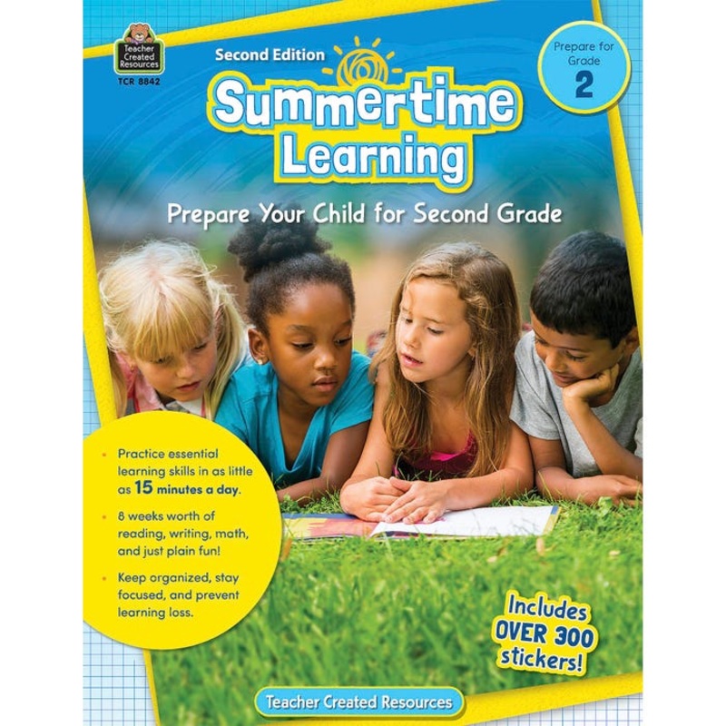 Teacher Created Resource Workbook SummerTime Learning, Grade 2