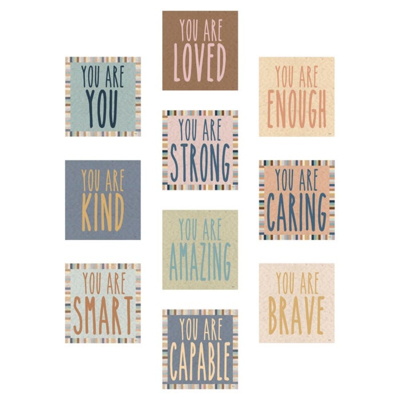Teacher Created Resources Everyone is Welcome Positive Affirmations Accents