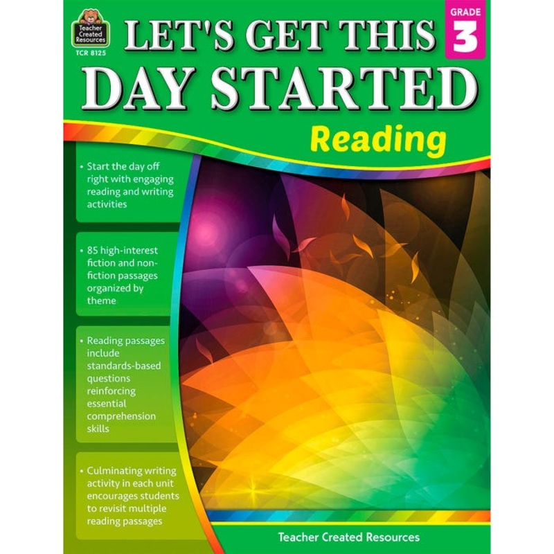 Teacher Created Resources Lets Get This Day Started: Reading, Grade 3