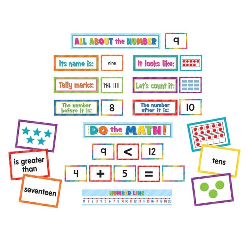 Teacher Created Resources Numbers, Counting & More Pocket Chart Cards