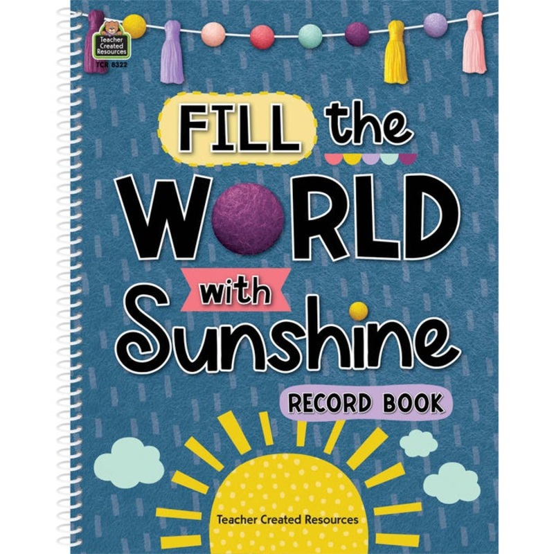 Teacher Created Resources Oh Happy Day Record Book, 8-1/2 x 11 Inches