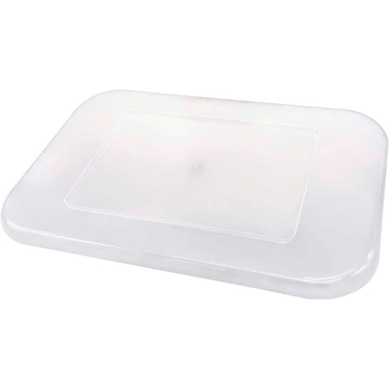 Teacher Created Resources Small Clear Plastic Storage Bin Lid