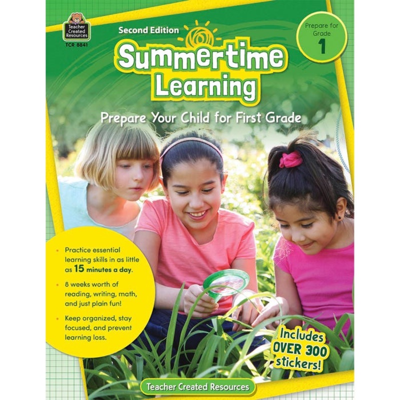 Teacher Created Resources Workbook SummerTime Learning, Grade 1