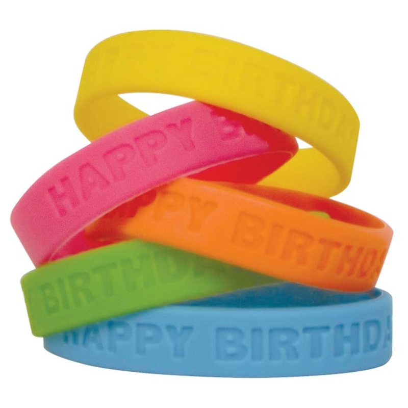 Teacher Created Resources Wristbands, Happy Birthday, Pack of 10