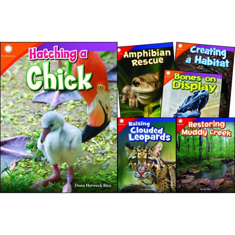 Smithsonian Informational Text: Animals, Grades 2-3, 6-Book Set