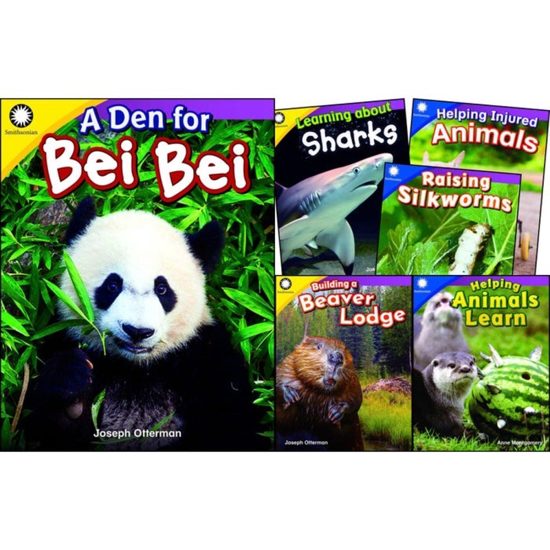 Smithsonian Informational Text: Animals, Grades K-1, 6-Book Set