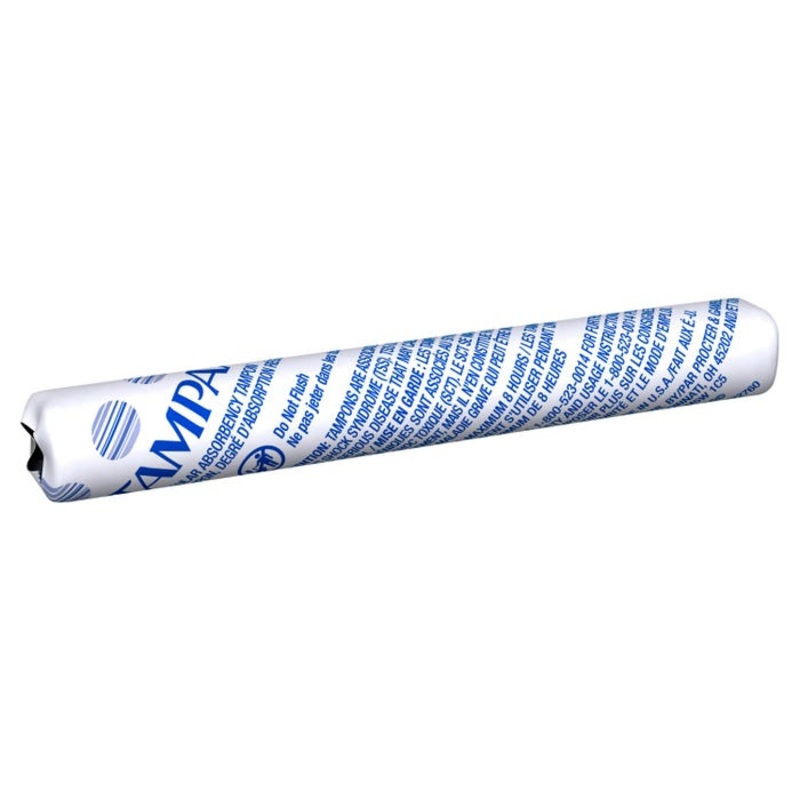 Tampax Cardboard Regular Tampons, Unscented, Pack of 500