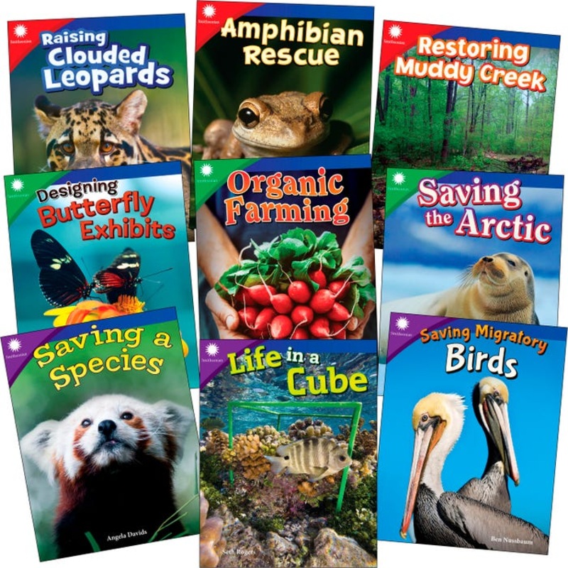 Teacher Created Materials Animal and Ecosystems STEAM Books, Grades K to 2, Set of 9