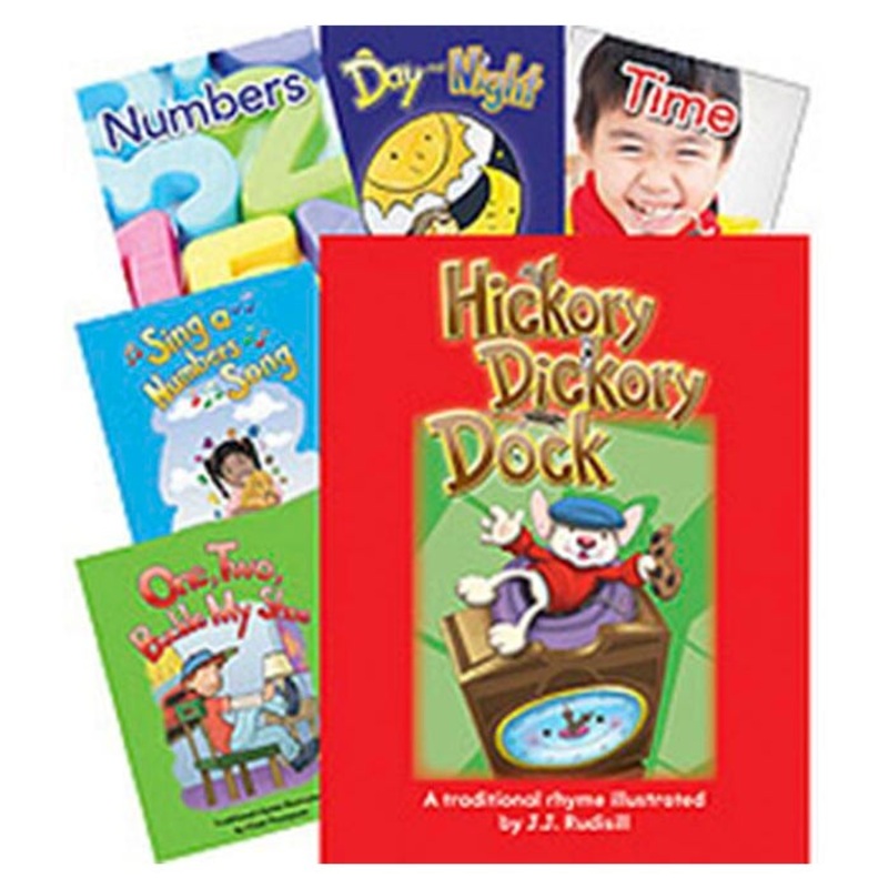 Teacher Created Materials Early Childhood Mathematics Book Set, Grades PreK to 2, Set of 9