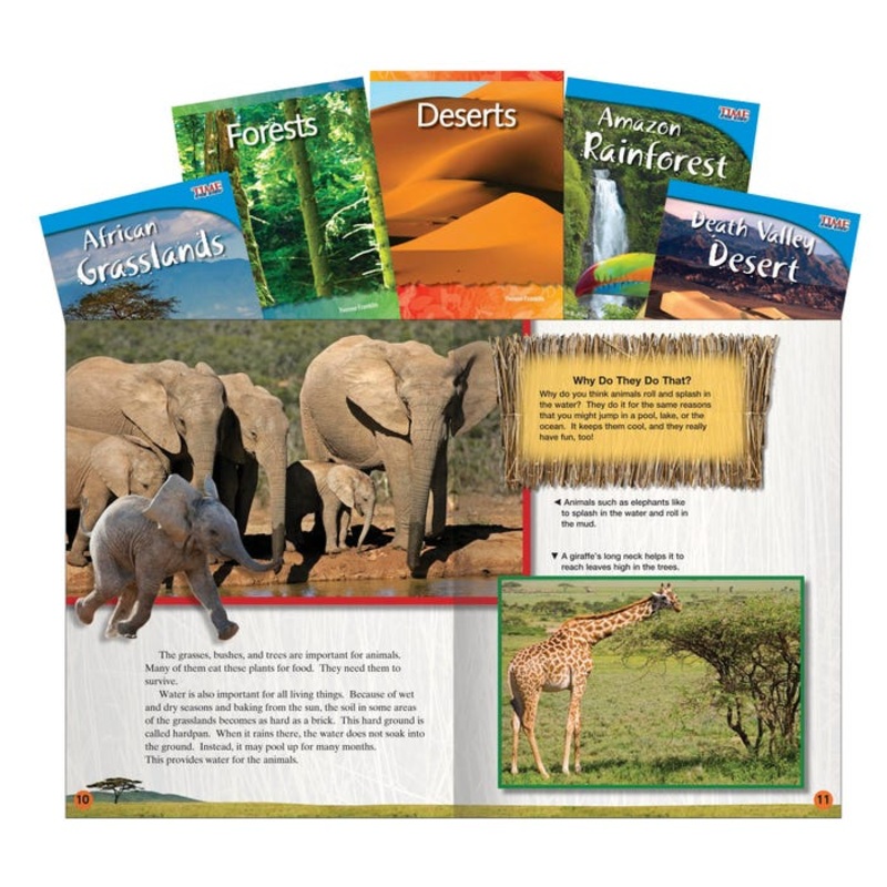 Teacher Created Materials Earth's Ecosystem Set, Grades 3 – 5, Set of 5
