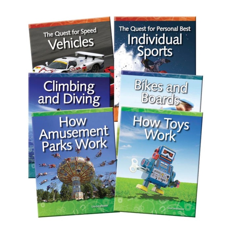 Teacher Created Materials Forces and Motion, Grades 3 to 5, Set of 6