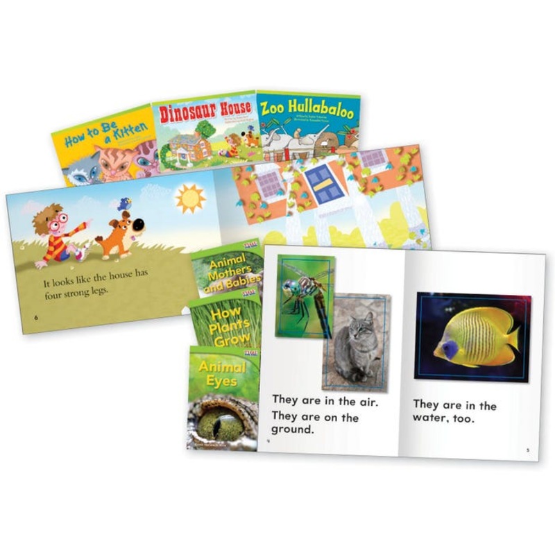 Teacher Created Materials Learn About Life Science Fiction & Nonfiction Text Pairs, Grade 1, Set of 6