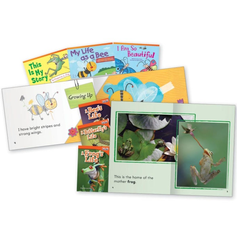 Teacher Created Materials Life Cycles Fiction & Nonfiction Text Pairs, Grade 1, Set of 6