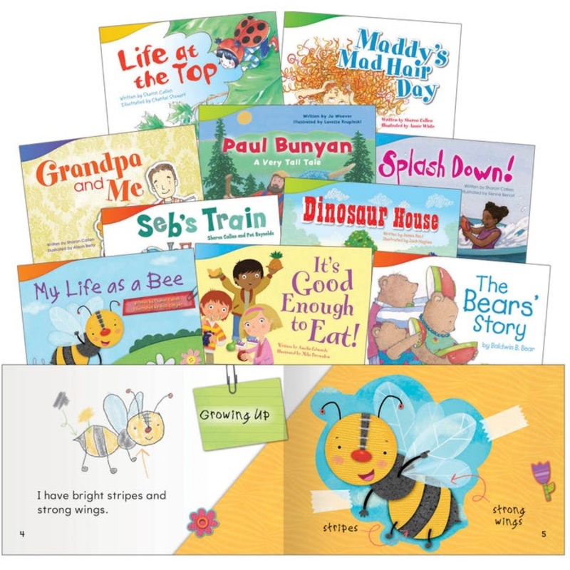 Teacher Created Materials Literary Text Readers Set 3, Grade 1, Set of 10