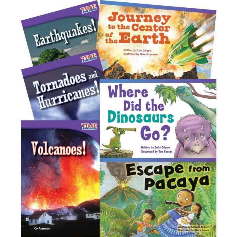 Teacher Created Materials Natural Disasters Fiction & Nonfiction Text Pairs, Grade 2, Set of 6
